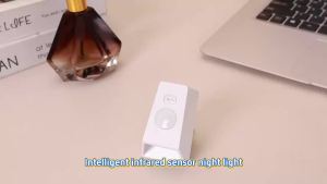 Plug-in Night Light Strip Motion Sensor Plug Wall-Mounted 220-240V EU Socket Three Brightness Levels Adjustable Suitable for
