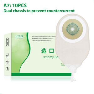 10Pcs Multiple specifications One-piece Colostomy Bag Urostomy Bag with Activated Charcoal to Eliminate Odor