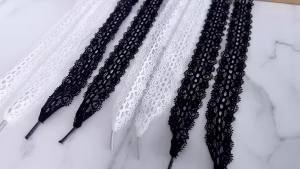 Elastic Lace Shoelaces Flat Lace Ribbon Laces Non-Slip Durable Replacement Laces for Sneakers Casual & Sports Shoes