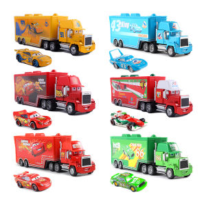Takara Tomy | Disney Cars Figures Mack Truck Lightning McQueen Racing 1:55 Die Cast Model Children Mini Vehicle Toys Collection Birthday Gifts