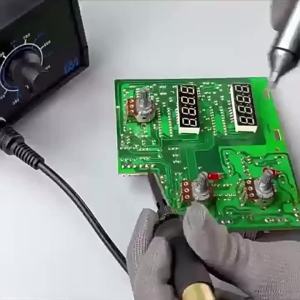 ANSIKI Aluminum Alloy Solder Sucker Cleaning Power Components Convenient for One-Handed Operation Welding Repair Tools