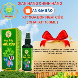Dầu xoa bớp Ngãi Cứu- Đau nhức Xương khớp- tê bì chân tay- giảm các cơn đau cơ - xương