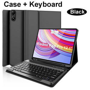 For Xiaomi Redmi Pad Pro 12.1 Inch Case Keyboard Cover for Xiaomi POCO Pad 12.1 Inch 2024