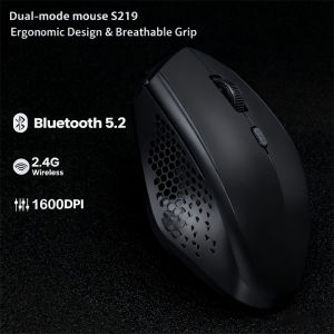 2026 Explosions Wireless 5.2 Mouse 2.4G Bluetooth Mouse Dual-Mode Mute Mouse Rechargeable Game Mouse 1600DPI Laptop.
