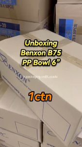 6" Benxon Disposable Large Bowl Plastic Mangkuk Plastik Besar 50pcs X 12Pkt / 1Ctn