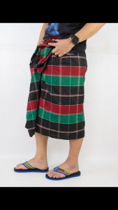 ผ้าโสร่งผ้าหางกระรอก มุสลิมใส่ได้ ทุกภาคใส่ได้ ลองจี่พม่า