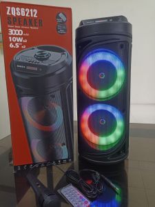 SUPER BASS ZQS 6212 WIRELESS BLUETOOTH SPEAKER WITH REMOTE CONTROL (
