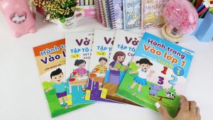 Sách - Combo 5 cuốn Vở Ô Ly Tập Tô - Tập Viết Hành trang vào lớp 1 (Lê Mai) - Ndbooks