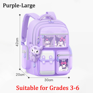 2025 New School Backpack Spine Protection Load Reduction Waterproof Backpack for Grades 1-6