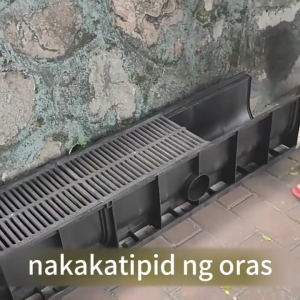 Heavy Duty Resin Drainage Channel - Stainless Steel Grating Cover for Driveway & Garage