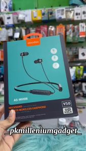 ORIGINAL ABODOS (AS-WH08) WIRELESS BLUETOOTH V5.0 NECKBAND SPORTS EARPHONES HEADSET HD VOICE