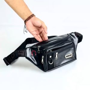 POLO AMSTAR Tas Pria Anti Air Tas Selempang WaistBag Waterproof Tas Pinggang Multifungsi