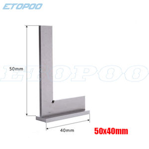 DIN875/2 Precision Machinist Square Ruler Carbon Steel Angle Ruler Engineer Square 90 Degree Right Angle Ruler