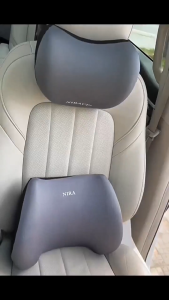 LD-C1345 Set Bantal Mobil Sandaran Leher Punggung Ergonomis Car Headrest / Bantal Sandaran Kursi