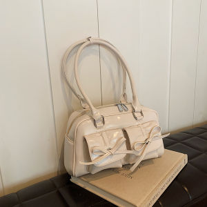 Casual Underarm Multi-Pocket Womens Bag Trendy Travel Bag Simple Leisure Single Shoulder Bag Korean Style Small Square Bag