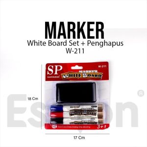 SPIDOL SET WHITBOARD DAN PENGHAPUS