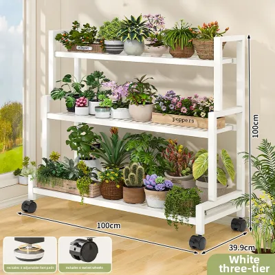SUOBAI | Multi-level Movable Iron Display Shelf