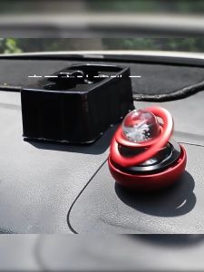 Parfum Pajangan Dashboard Mobil Berputar Otomatis Bola Kristal Wangi