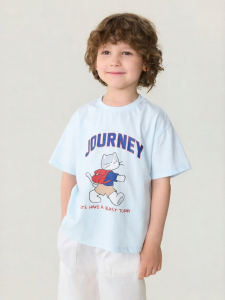 Marc&Janie | Cute Cat Design Breathable Cotton Short Sleeve T-Shirt