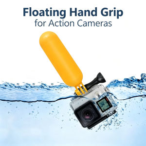 Floating Hand Grip Buoyancy Handle for GoPro Hero 13 12 11 10 9 Waterproof Float Stick with Wrist Strap for Action Camera Diving