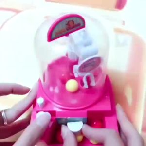 Mainan anak capit Bola Mini Claw Machine YG 18 Candy Ball Machine viral