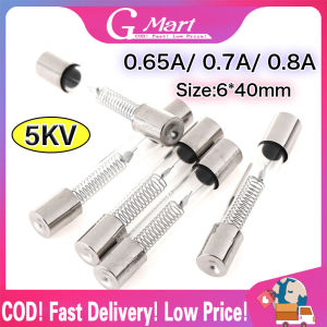 ⭐【LazTop Seller】0.65A/0.7A/0.8A/0.6A/0.75A/0.9A/1A 5KV Special Microwave Oven Fuse 6*40mm 0.65A 0.7A 0.8A Glass Tube Fuse 5000V 700MA 6x40mm High-Pressure Fuse ZJJ-Oven-Fuse
