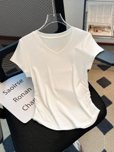 YEZATIIO | Design Sense Unique Womens V-Neck T-Shirt