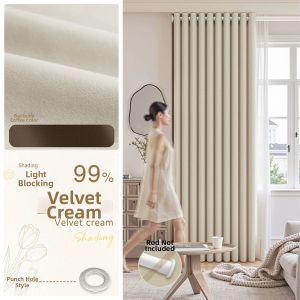 WEILAISHI | Blackout Thickened Soundproof Heat Insulation Easy Installation Curtains