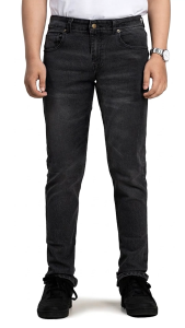 Otsky X Cavier Celana Jeans Pria Denim Venom Black Reguler Fit