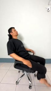 PROMO ✅ Kursi Kerja Kantor Jaring Putar Hidrolis kaki chrome besi