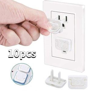 10Pcs Anti Electric Shock Plug Protector Cover Cap Power Socket Electrical Outlet Baby Child Safety Protection
