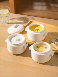 MODERN SWEETHOME | Single Use Ceramic Steamer for Egg Custard
