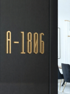 ZHICAIYOU | Acrylic 3D Luxury Creative Door Number Sign Decor