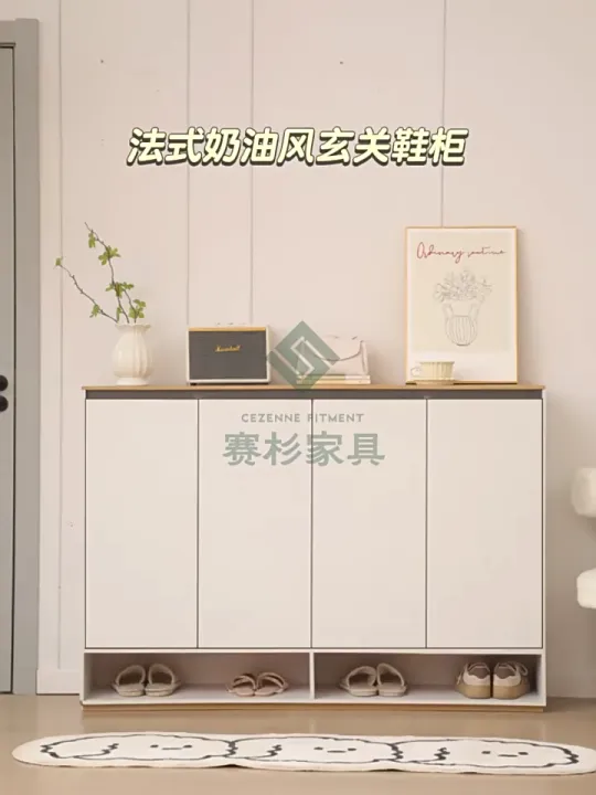 Multi-layer Shoe Cabinet Large Capacity Storage Shoe Rack Space Saving ...