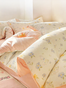 JoynCleon | All Seasons Student Dormitory 100% Cotton Bedding Set 1.8m
