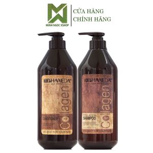 Dầu gội xả phục hồi tóc hư tổn Top Haneda Collagen 785ML