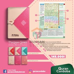Al Quran Hafalan Muslimah A5 - Al Quran Hafalan Terjemah Muslimah - Al-Quran Al-Hufaz Muslimah Jaket Agenda #cordoba
