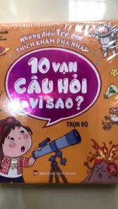 Sách - Combo Hộp Những điều trẻ em thích khám phá nhất - 10 vạn câu hỏi vì sao ? trọn bộ 4 cuốn - MT