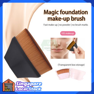 1Pcs Foundation Brush No. 55 Make up Brushes Petals Flat Head with Box BB Cream Makeup Brushes Loose Powder Brush Kit Cosmetic Tools