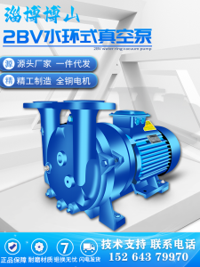 Bozhou BoShan Water Ring Vacuum Pump 22-5KW for Carving Machine Air Extraction Industrial Use Cast Iron Material