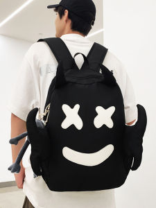 กระเป๋าเป้สะพายหลังผ้าไนลอนลายการ์ตูนสำหรับเด็กและเยาวชน กระเป๋าสะพายไหล่แบบสองข้างสำหรับเด็กผู้ชายและผู้หญิง กระเป๋าใส่ของใช้สำหรับเด็กนักเรียนมัธยมปลาย