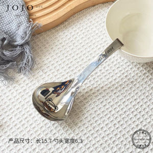 Thìa Canh Bằng Thép Không Gỉ Dày 304 Tay Cầm Dài Sáng Tạo Dùng Cho Nồi Súp Nồi Lẩu Thìa Nấu Ăn Trong Nhà Bếp