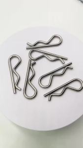 12PCS Heavy-Duty 304 Stainless Steel R-Type Open Mouth Pin Spring Steel Lock Fastening Trailer Handcart Safety Fixing Parts