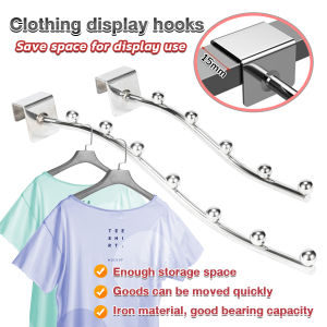Seeko 5Balls/7 Balls Display Organizer Hooks & Waved Clothes Hanger Storage Rack