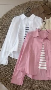 KEMEJA ZARA PLUS DALEMAN GARIS IMPORT BUT