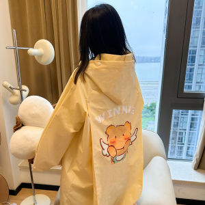 Áo Mưa Chống Nước Butter Bear Full Body Cho Xe Điện Chống Mưa Leo Núi Cho Học Sinh Và Phụ Nữ Trẻ Tuổi