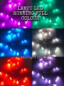 Lampu Hias LED Running Full Colour USB Sensor HP 5meter 10meter + Remote