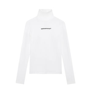 Multi-color Logo Long Sleeve Tight High-neck Top