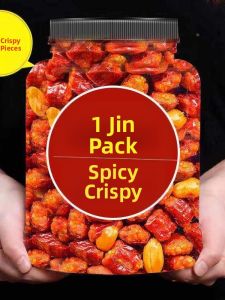 Fried Spicy Crispy Chili Peanuts