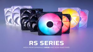 Corsair RS ARGB Series PWM PC Fan - Black/White (120mm/140mm)